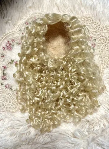 해외 딜러님 인형 가발 9~10인치 블론드