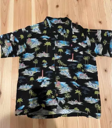 XL 할리데이비슨 하와이안 셔츠