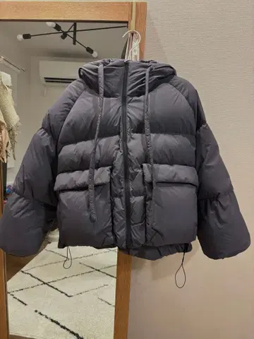 IENA 카포크 혼방 숏 다운 38 새상품급