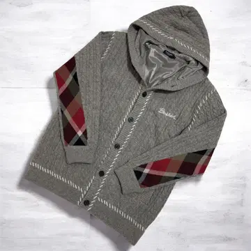 [ 새상품급 ] 블랙 라벨 케이블 니트 가디건 블랙 라벨 체크