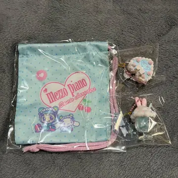 산리오 메조피아노 시크릿 참 미니 복조리 블루베리에 시나몬