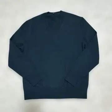 UNIQLO 캐시미어 100 V넥 스웨터 긴팔 L 그린