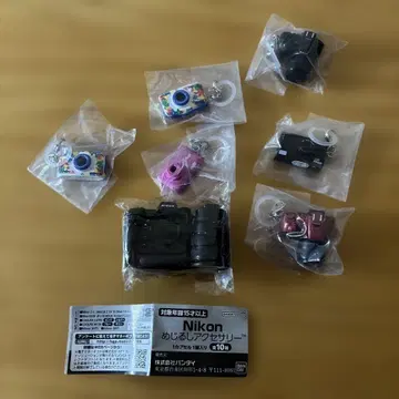 캡슐 토이 Nikon 미니어처 카메라 7종 세트