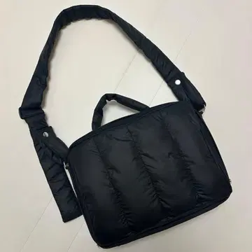 calin 카란 퀼팅 마더스 파우치 백 블랙