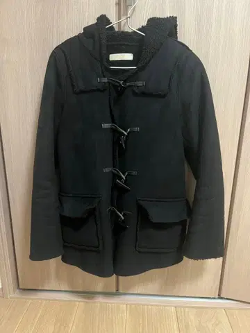 URBAN RESEARCH 블랙 더플 코트