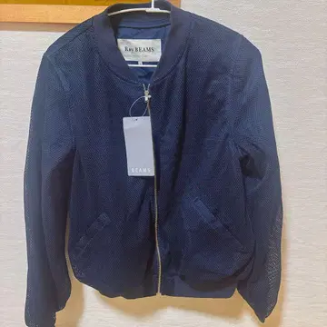 Ray BEAMS 메쉬 자켓 네이비