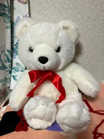 귀여운 화이트 곰 봉제 인형 빅