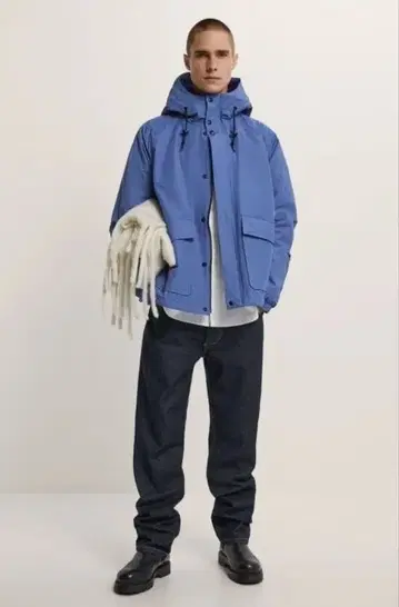 ZARA 후드 부착 테크니컬 나일론 자켓 클리닝 완료