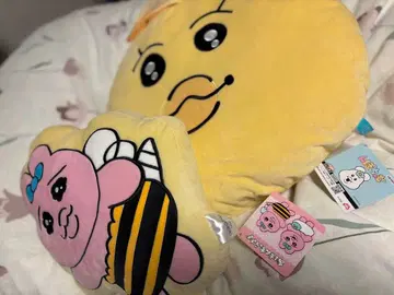 빤쮸토끼 다이컷 쿠션 뇸포참 페이스 BIG 쿠션