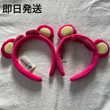 레어 머리띠 디즈니 상하이 랏소 토이스토리 세트 핑크