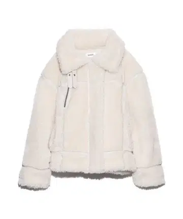 SNIDEL 에코 퍼 블루종 보아 자켓 보아 코트