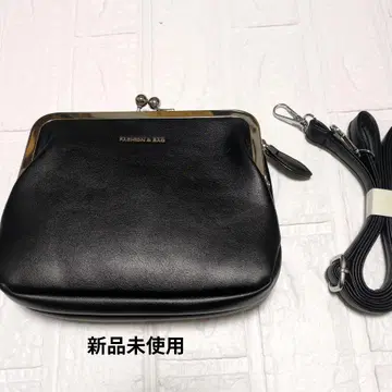 FASHION & BAG 블랙 인조 가죽 미니 숄더백