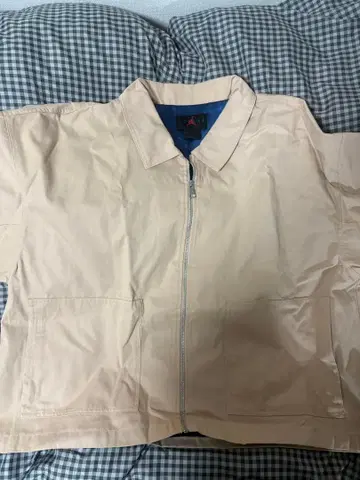 JORDAN 베이지 집업 자켓