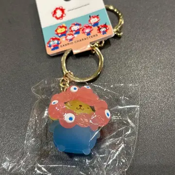 만박 산리오 미야쿠미야쿠 입체 마스코트 키링 클리어 폼폼푸딩