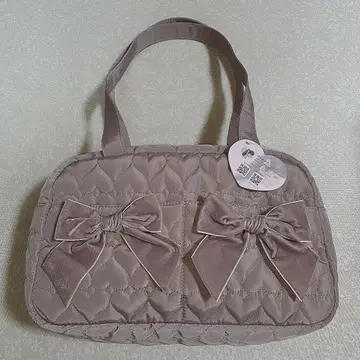 아오키 미사코 하트 퀼팅 백 더스티 핑크 [ 새상품 ] 시마무라