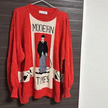 Iris von Arnim 모던 타임스 니트 스웨터 구제 의류