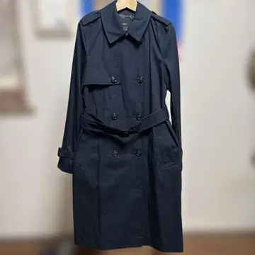 MANGO 네이비 트렌치코트 XS