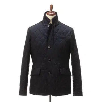 [ 새상품급 ] 무레르 네이비 퀼팅 자켓 48 moorer