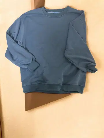 파란색 맨투맨 트레이닝복