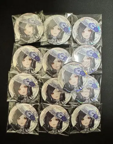 니지산지 시라유키 토모에 ART OF NIJISANJI 캔뱃지