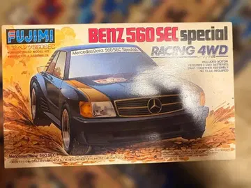 후지미 모형 레이싱 4WD 시리즈 1/32 메르세데스 벤츠 560SEC