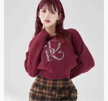 다리치 Darich DR 비쥬 볼륨 리브 니트탑