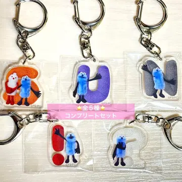 GIGO 퍼펫 순순 아크릴 키링 전종 컴플리트 5개 세트