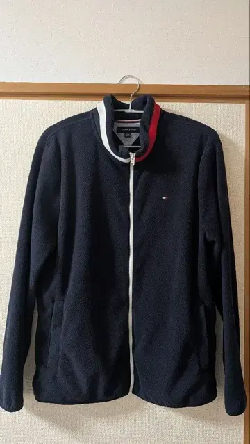 TOMMY HILFIGER 네이비 플리스 자켓 XL