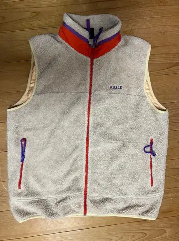 AIGLE 플리스 자켓 XL 베이지