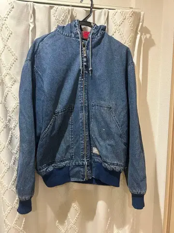 Walla 후드 부착 데님 자켓