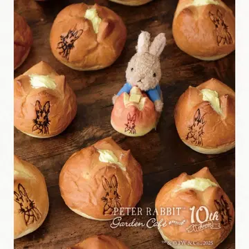 피터 래빗 카페 10주년 기념 마스코트 [ 미사용 새상품 ]