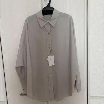 [ 택 포함 새상품 ] loungedress 긴팔 셔츠 그레이