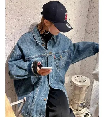 Ungrid 빅 실루엣 데님 자켓