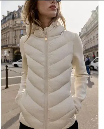 ZARA 대비 퍼프 자켓 L