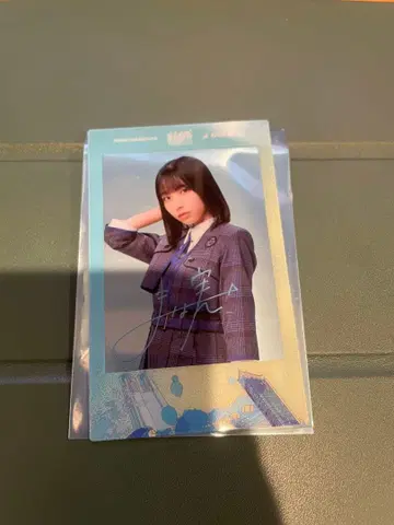 신참자 히나타자카46 오노 마나미 폴라로이드풍 클리어 카드