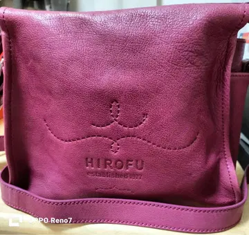 HIROFU 와인 레드 숄더백