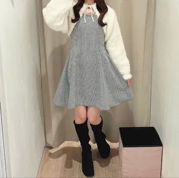 AnMILLE 모코 볼레로 세트 미니 원피스