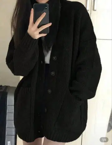 [ 미사용 새상품 ] 블랙 니트 M