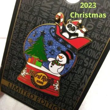 하드록 카페 우에노점 팬더 핑 배지