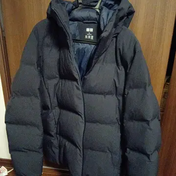 UNIQLO 심리스 다운 네이비 XL