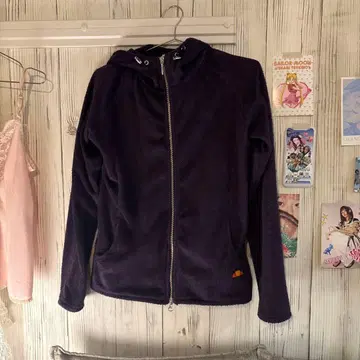 [ 구제 의류 ] 후드티 보라색 ellesse y2k 다운타운 걸