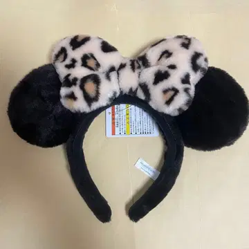 디즈니 레오파드 무늬 머리띠 미니 레오파드