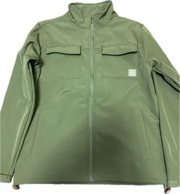 레스터 올리브 그린 집업 자켓