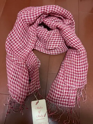 새상품 이탈리아제 italca of italy 스톨 숄 린넨