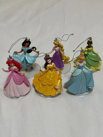 디즈니 크리스마스 오너먼트 복권 2021 프린세스 세트