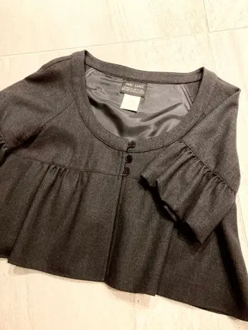 PARC LAMU 울 100% 오버사이즈 반팔 상의 사이즈 2