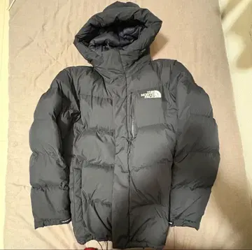 THE NORTH FACE 후드 부착 다운 자켓 블랙