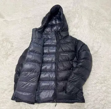 몽벨 알파인 다운 후드티 여성용 블랙 L 스태프 백 없음