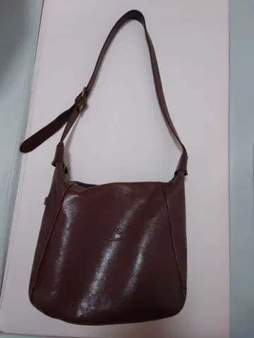 일비종떼 브라운 가죽 숄더백