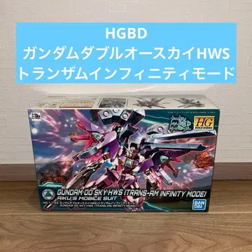 건담 프라모델 HGBD 건담 더블오 스카이 HWS 트랜잠 인피니티 모드